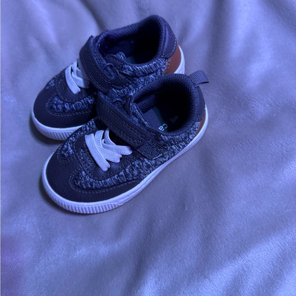 Cat & Jack Black and White Kids' Sneakers